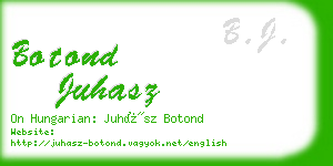 botond juhasz business card